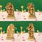 Brass Radha Krishna Statue Hindu God Religious Lord Krishna with Radha Rani Murti Idol - Sculpture for Home Temple Mandir Pooja Decor - Decorative Showpiece Housewarming Gift (5.5 Inches)